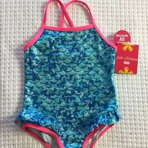 PINK PLATINUM Little Girl’s Swim Suit